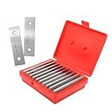 Yunnergo 10 Pairs Precision Parallel Set 1/8" x 6" Accuracy 0.0002" Thin Steel