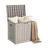 Mars Villa Deck Box, Waterproof Weatherproof and UV Resistant Resin Storage Bin with Lockable Lid, Ideal for, Outdoor, Patio Furniture Cushions, Pool Supplies, Garden Tools (31 Gallon, Light Brown)