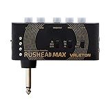 Valeton Rushead Max USB Chargable Portable Pocket Guitar Bass Headphone Amp Carry-On Bedroom Plug-In Multi-Effects