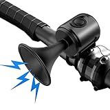 OOPSCOOL Bike Horn,120dB Bicycle Bells IPX4 Waterproof Bike Bell with 300mAh Battery Operated Electric Horn for Mountain/Road Bike/Scooters Adult and Kids