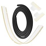 154827601 Dishwasher Bottom Door Seal Combo Kit Compatible With Frigidaire Kenmore Sears and Electrolux Dishwasher Series,Kit Include Door Seal 154827601,Lower Seal 809006501, Splash Shield 154701001