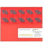 Hopson Tools Carbide Turning Inserts DNMG 432 Dnmg150408 for Semi-Finishing Cutting Steel, Dnmg Insert for Lathe Turning Tools, 10 PCS
