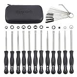 Hippotech Pack of 12 Carburetor Adjustment Tool with Acircle Scredrivers for 2-Cycle Small Engine for Husqvarna for STHIL for Echo Trimmer Chainsaw