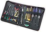 Manhattan Technician Tool Kit, 17-Piece Computer Repair Set, Black Case