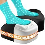 Everlasting Comfort Foot Rest for Under Desk at Work - Memory Foam Office Foot Stool & Under Desk Footrest Leg Elevation Pillow for Gaming & Home Office, Supports Posture