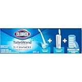 CLOROX Original Cleaning System, ToiletWand, Storage Caddy, 6 Refill Heads, (Package May Vary)
