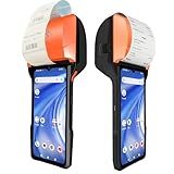 POS PDA Receipt/Label Printer,Symcode Android 14 Handheld POS Printer 3GB+32GB with 2D Barcode Scanner with NFC Reader,Wifi/Gps/BT/5G Full Network Connection 6.5" Touchscreen 80mm/58mm Label Printing