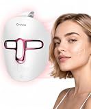SDKWDH Wireless 7-Color LED Facial Mask, 630+850nm At-Home Spa Beauty Tools