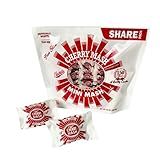 Cherry Mash Candy Bars in Stand-Up Pouch Bag - Original Mini Candy Bars with Soft Cherry Center & Chocolate Peanut Coating - Classic American Confection in Jars - Nostalgic Sweets Since 1930