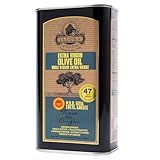 Ellora Farms, Greek Extra Virgin Olive Oil, Certified PDO SITIA, Single Estate, Single Origin, Single Variety, Cold Press & Traceable Olive Oil, Crete, Greece, Kosher, 1 Lt Tin (33.8 oz.)