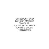 Custom for Deposit Only Stamp (6 Lines)