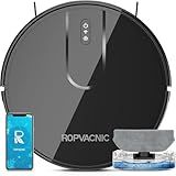ROPVACNIC Robot Vacuum Cleaner Robot Vacuum and Mop Combo with 4000Pa Suction, Personalized Cleaning Adjustments, Self-Charging Robotic Vacuum Cleaner, Advanced Obstacle Avoidance