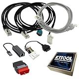 KTTOOL 6 Pcs Diagnostic Cables Set for Tesla Model S 3 X Y, USB OBD2 Diagnostic Tools Adapter, with OBDII Adapter Harness 1013230-00-A, 1137658-00-C, 1930388-00-A