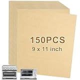YQL 9x11 Inch 150PCS Air Fryer Disposable Liners, Unbleached Parchmen Paper