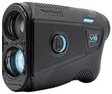 Bushnell Golf Tour V6 Shift Laser Rangefinder with Slope Compensation, 1300-Yard Range, Flag Lock Vibration, Magnetic Cart Mount, 6X Magnification, Waterproof – Tournament Legal (Black)