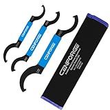 CENFORGE Cenfoge Double-ended Coilover Adjustment Spanner Wrench Set, 3-PC. Tool Kit for Suspension System and Shock Adjustments, Fit Coilovers Shocks with Nut OD APU13, APU16, ER25, ER32, ER40, C32