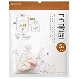 BENEPISYO Disposable Soup Stock Bags, Fine Mesh Broth Filter Pouches for Dashi, Herb and Spice Infuser, Heat Resistant Cooking Bags for Bone Broth and Stew, 5 Count Small, 육수용 국물 팩 소형 5매