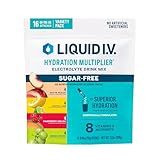 Liquid I.V. Sugar Free Electrolyte Packets, Classic Variety Pack, 16 Count