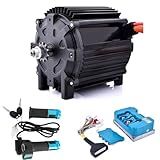72V 5000W Brushless Motor Kit 6800RPM Electric DC Motor with 100A Fardriver Controller Electric Brushless Motor for Go Kart 72V Razor Replacement 9T #35 Sprocket