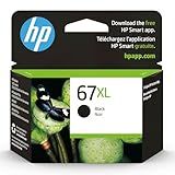 HP 67XL Black High-yield Ink Cartridge for HP Printers | Works with Printer Series: DeskJet 1255, 2700, 4100, ENVY 6000, 6400 Series | Eligible for Instant Ink | 3YM57AN