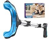 KEKOY Pro 40-inch Reacher Grabber Pickup Tool, Heavy Duty Grabbers for Seniors Foldable Pick Up Trash Stick with Anti-Slip 360° Rotating Jaw, 4" Wide Extended Weed Gripper Claw with Magnet