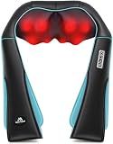 MagicMakers Shiatsu Neck Massager with Heat for Pain Relief Deep Tissue – Christmas Men Gift for Women, Mom, Dad, Her, Him – Fathers Day Dad Gifts, Amazing Back & Shoulder Relief from Daughter or Son