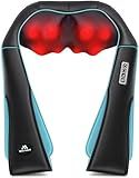 MagicMakers Fathers Day Dad Gifts, Shiatsu Neck Massager with Heat for Pain Relief Deep Tissue – Christmas Gift for Women, Men, Mom, Dad, Her, Him– Amazing Back & Shoulder Relief from Daughter or Son
