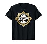 Ain't No Party Like a Gatsby Party Shirt Faux Gold Effect T-Shirt