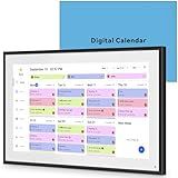 BQQJDD 15.6 Inch Digital Calendar&Chore Chart, 1920 * 1080P Full HD Touchscreen Interactive Display Smart Family Planner, Wall and Desk Mountable, Great for Organizing Your 2025 Calendar
