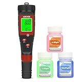 Digital pH Tester for Water, pH Meter for Hydroponic Water, TDS Tester EC PPM Test for Plant Nutrients, 4-in-1 Meter for Conductivity, pH Pen for Drinking Water, DWC, Indoor Plants