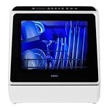 HAVA Countertop Dishwasher, 6 Programs Portable Dishwasher with Water Tank