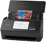 ScanSnap iX2500 Photo Edition Wireless or USB High-Speed Cloud Enabled Photo, Document & Receipt Scanner with Large 5" Touchscreen for Mac or PC, Black