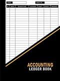 Accounting Ledger Book: Simple Bookkeeping Log for Small Business and Personal Finance - 120 Pages