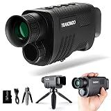 Night Vision Monocular Digital Infrared Monocular Telescope for 100% Darkness with 8X Zoom 2000mAh Rechargeable Battery Upgrade Tripod 32 GB SD Card & Card Reader, for Adult Hunting Camping Black