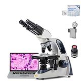 SWIFT SW380B Compound Binocular Microscope 40X-2500X, with 5MP USB Camera,Microscope Lens Adapter and 100 PCS Slide Kit