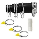 Garbage Disposal Dishwasher Connector Kit,Dishwasher Drain Hose Adapter Kit for Compatible with Insinkerator Garbage Disposals With 3 Hose Clamp and 3 Clamps