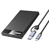 BENFEI 2.5 Inch SATA to USB Tool Free External Hard Drive Enclosure (6Gbps, Optimized for SSD, Support UASP SATA III)