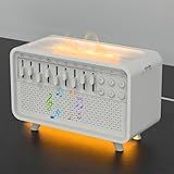 White Noise Night Light Diffuser Humidifier,2025 New White Noise Night Light Humidifier with Sound Machine,Aromatherapy Humidifier with 8 Ambient Sounds for Sleep, Meditation, Work, Yoga for Home