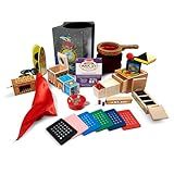 Melissa & Doug Deluxe Solid-Wood Magic Set With 10 Classic Tricks Magician Props Magic Set for Kids Ages 8+