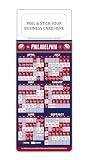Business Promotion Baseball Schedule Magnet 2026 (Philadelphia) - Peel & Stick Business Card - 50/100/300 Pack - Advertising Magnet