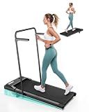Superun Walking Pad with 6% Incline, Under Desk Treadmill for Home Office, 3 in 1 Portable Walking pad Treadmill with Remote Control, 2.5HP Quiet Mini Treadmills, 301 lbs Capacity, Luxury Black