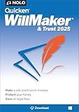 Quicken WillMaker & Trust 2025 - Windows - Estate Planning Software Includes Will, Living Trust, Health Care Directive, Financial, Power of Attorney - Legally Binding [PC Online code]