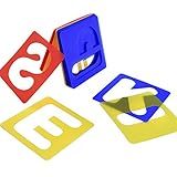 TecUnite 26 Pieces Alphabet Stencils Set Plastic Letter Stencils for Painting Learning, DIY Craft Decoration (4 x 4 Inches)