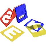 TecUnite 26 Pieces Alphabet Stencils Set Plastic Letter Stencils for Painting Learning, DIY Craft Decoration (4 x 4 Inches)