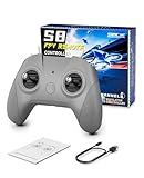 FLYDrone S8 Pro Drone Simulator Controller for FPV Beginner Pilots Training, 8 Channel Metal Joystick, Supports for DJI Virtual Flight/DRL/Uncrashed/Liftoff/DCL/VelociDrone/ Aerofly RC 10/RealFlight/Phoenix RC , Mode 2 (Grey)
