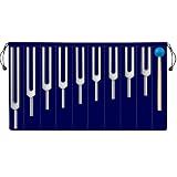 TENFLY Solfeggio Tuning Fork Set - 9 Tuning Forks Perfect for DNA Healing, Chakra, Sound Therapy, Keep Body, Mind and Spirit in Perfect Harmony.(174 Hz, 285 Hz, 396 Hz, 417 Hz, 528 Hz, 639 Hz etc)