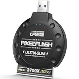 PixelFlash CFast 2.0 Card Reader (Black) - Memory Card Adapter with USB 3.0, 500Mb/s File Transfer, Ultra-Slim & Anti-Slip Rubber Shell, Compatible with Most Brands & OS