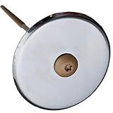 Keyfit Tools FlatMark Stainless Steel Low Profile Property Markers 4 Pack Screw in Flat Boundary Stakes Survey Pins Land Markers 3 Inch Wide Plague x 10 Inch Long Anchor for Property Corners Or Lines