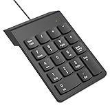 USB Numeric Keypad Numpad Portable Slim Mini 10 Key Number Pad Keyboard for Laptop Desktop Computer PC, Compatible with ChromeBook Surface Notebook, Tax Accountant Calculate Office Travel & Home