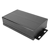Enclosure Project Box 40x97x150mm Electronic DIY Circuit Board Protective Box Cooling Case Enclosure Split Body Case for Power Amplifier Aluminum Box GPS Analyzer Housing Black